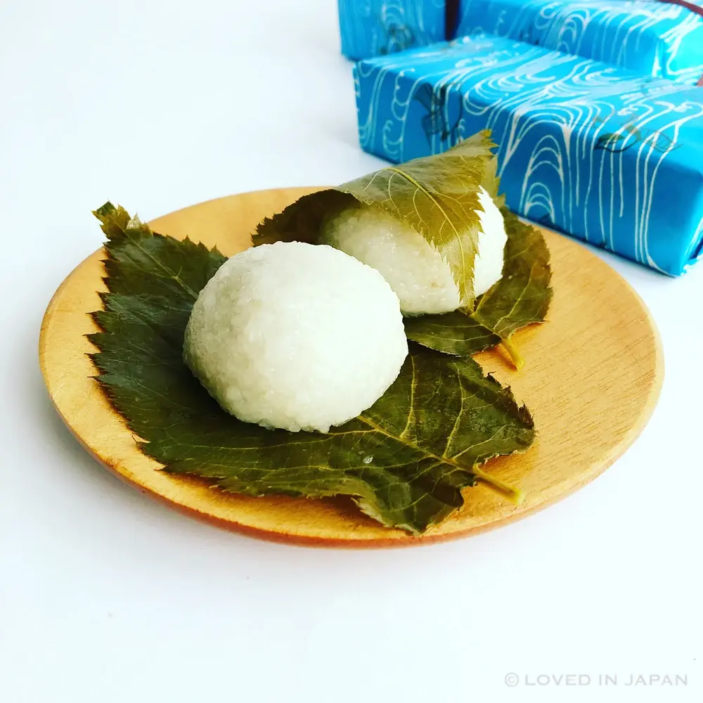 Sakura mochi from Tsukimochiya Naomasa