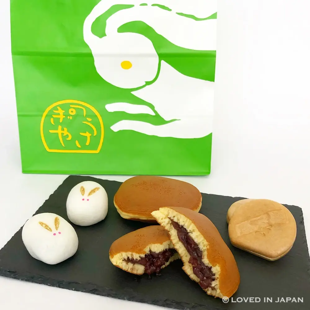 Assorted wagashi from Usagiya