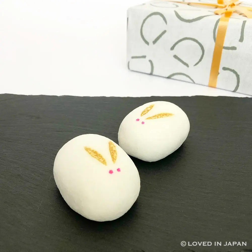 Close-up of Usagi Manju