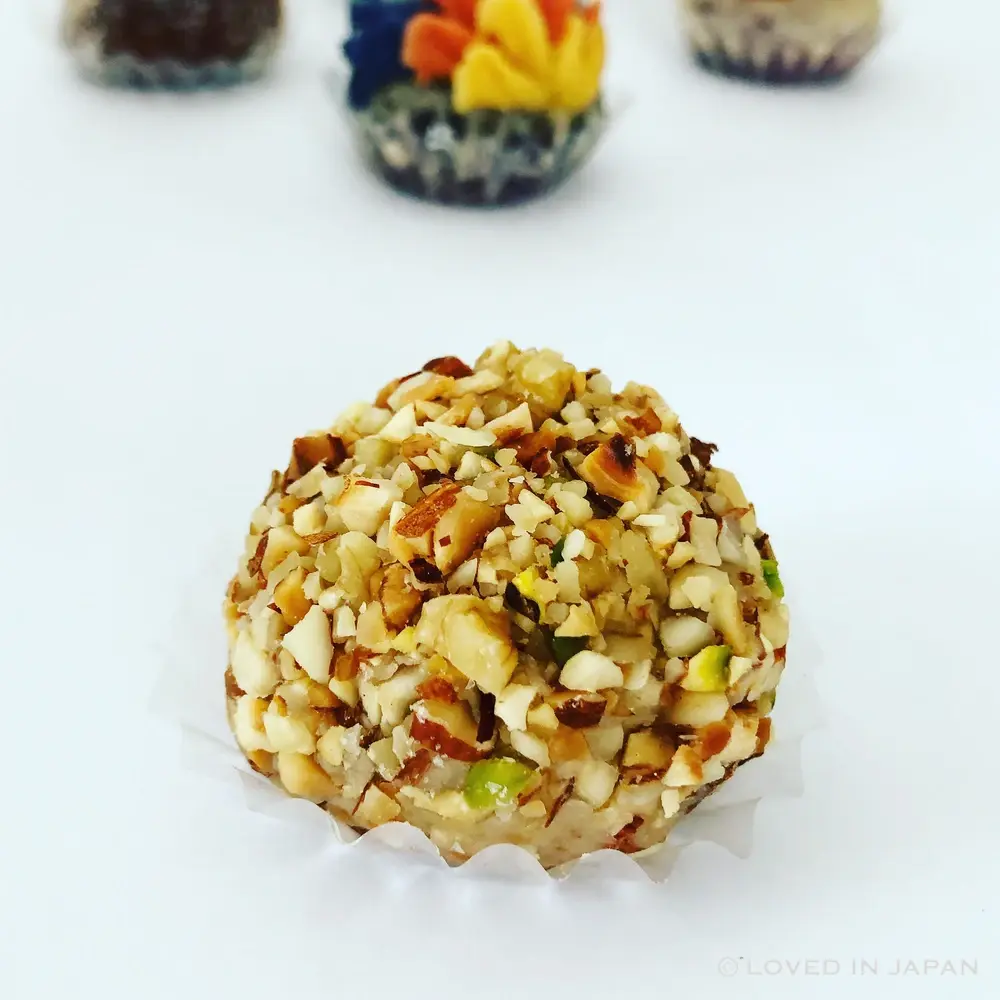 Ohagi made with four kinds of nuts